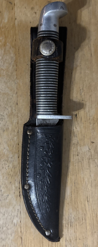 Western F48B - Vintage Black Beauty Knife w/ Sheath... FREE S&H! - Picture 6 of 16