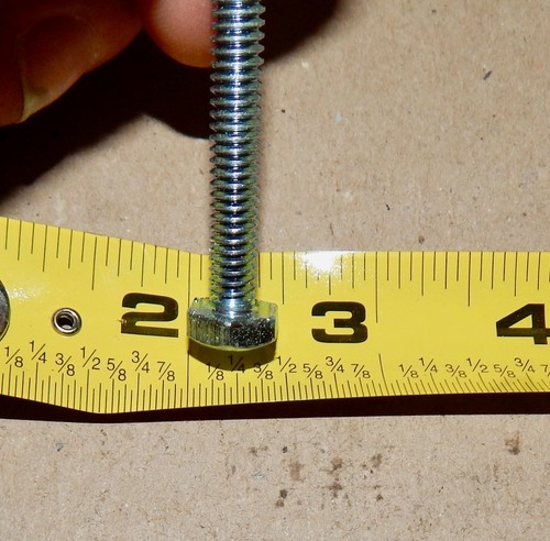 Sechskantschrauben 1/4"" x 4"" x 20 TPI NC Allgewinde Zinkbeschichtet Sie wählen, wie viele 182M - Bild 4 von 7