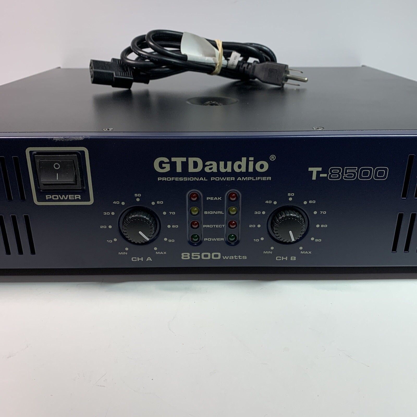 GTD Audio 2 Channel 8500 Watts Professional Power Amplifier Amp Stereo J8500 GTD Audio 2 Channel 8500 Watts Professional Power Amplifier Amp Stereo J8500