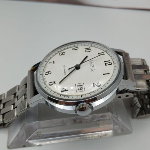 Vintage Men's Watch Wostok USSR Mechanical SERVICED Vostok Retro Soviet Union ☭ - Picture 17 of 24