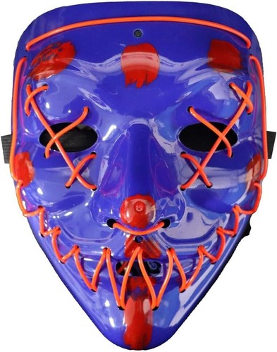 Halloween Party Requisiten Cosplay LED Kopfbedeckungen Maske Kinder Erwachsene - Bild 7 von 9