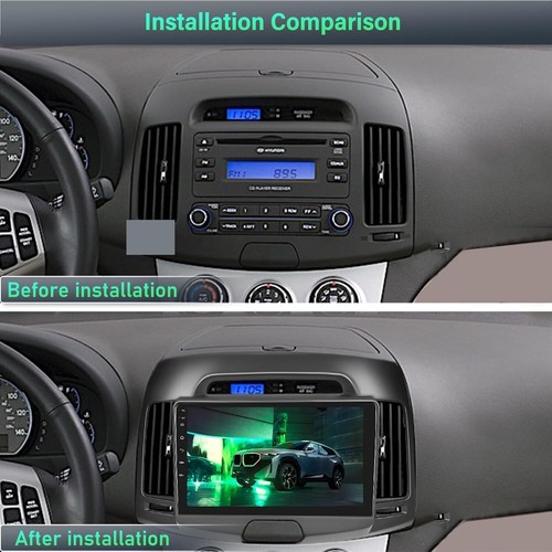 32GB Android 13 Apple CarPlay Car GPS Stereo Radio For Hyundai Elantra 2007-2010 - Picture 2 of 8