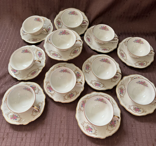 1 (EINE) VINTAGE ROSENTHAL E K NO 2861 GOLD DEMITASEE TASSE UNTERTASSE ** 9 EA SEPARAT ERHÄLTLICH - Bild 3 von 11