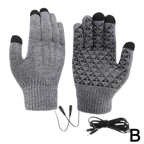 Electric USB Heated Gloves Mittens Men Women Sport Work Warm Gloves Lot F9 - Picture 16 of 18