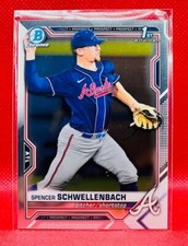 SPENCER SCHWELLENBACH - RC 1st Chrome - 21 Bowman #BDC-44 - Braves