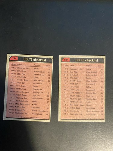 1980 Topps Football Cards (200-399) - Pick The Cards to Complete Your Set - Picture 77 of 325