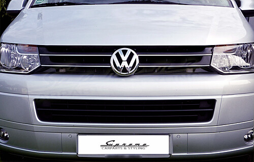 VW T5 Serie 2 09-15 - Chrom Zierleisten Set für Kühlergrill - Picture 3 of 7