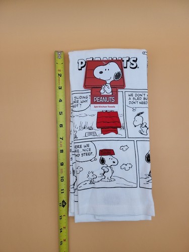 New With Tags 2021 Peanuts Snoopy & Woodstock Kitchen Towel Pack Of 2 - Picture 10 of 10