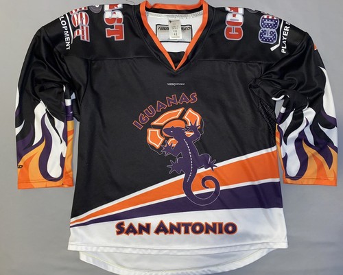 Vintage San Antonio Iguanas Hockey Jersey Size 48 Adult Small/medium - Picture 10 of 10