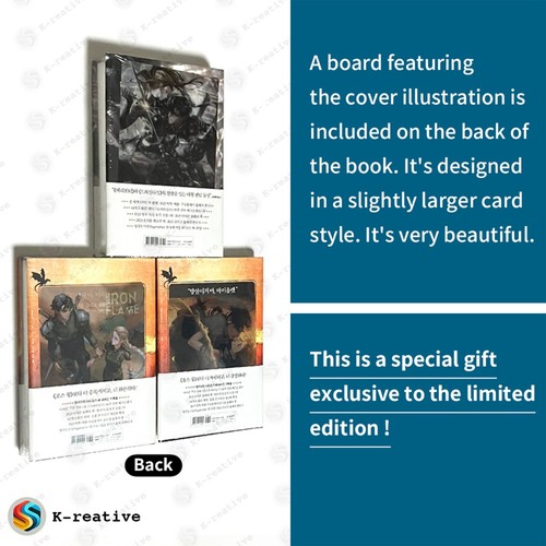 Onyx Storm & Empyrean (Korean) – Fourth Wing, Iron Flame Art Dust Jacket Limited - Picture 5 of 43