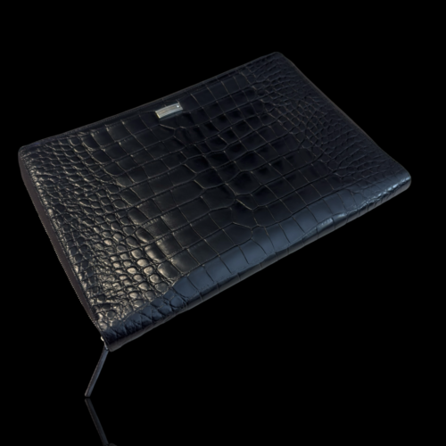 MONTBLANC *MST* A4 Kroko Leder Mappe Laptop iPad Tasche 38x27x3 cm NP:1390€ -123 - Bild 9 von 13