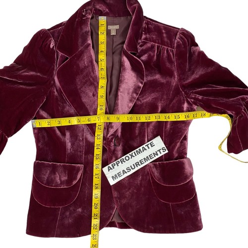 Blazer Halógeno Mujer Mediano Rosa Terciopelo Trabajo Oficina Fiesta Manga Campana Informal - Imagen 3 de 16