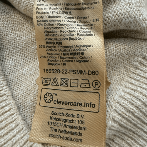 Maglione maglia cotone riciclato Scotch & Soda taglia M - Foto 6 di 7