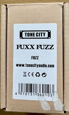 TONE CITY FUXX Fuzz/Umschaltbare Oktave GitarrenEffekt Pedal