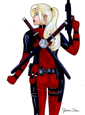 LADY DEADPOOL WANDA WILSON COVER QUALITY ORIGINAL COMIC