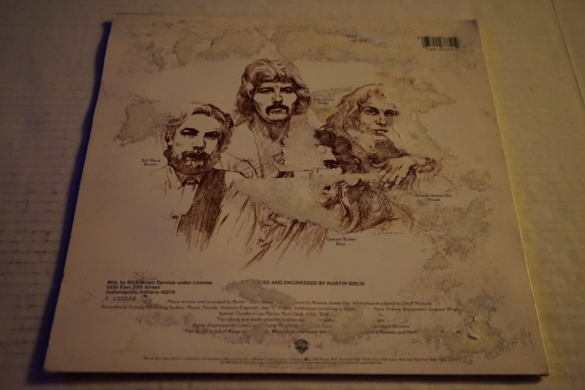 Black Sabbath Heaven And Hell Lp 1980 US WB RCA Record Club