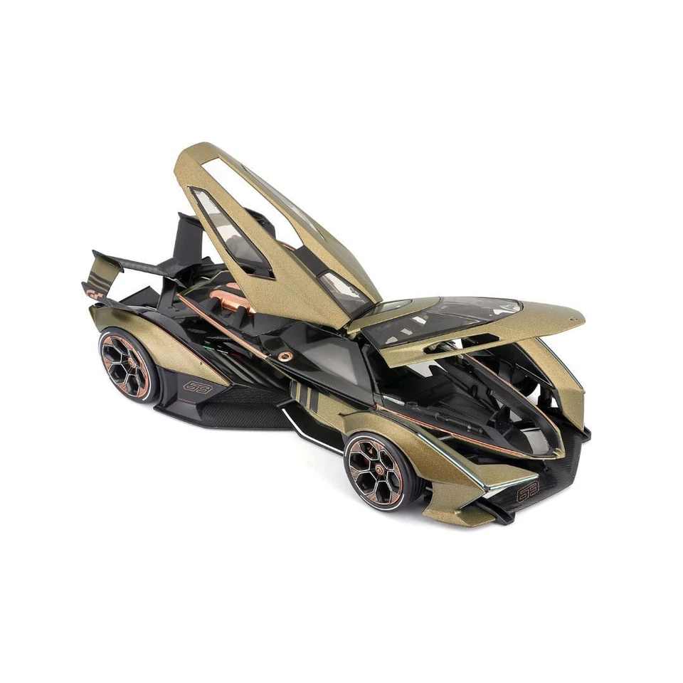 36454 GN Bburago Maisto - Lamborghini V12 Vision Gran Turismo, verde - Immagine 4 di 4