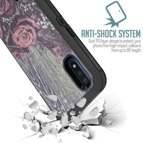 For Samsung A01 Built in Screen Hard Case Cover Belt Clip Fits Otterbox Defender - Bild 60 von 60