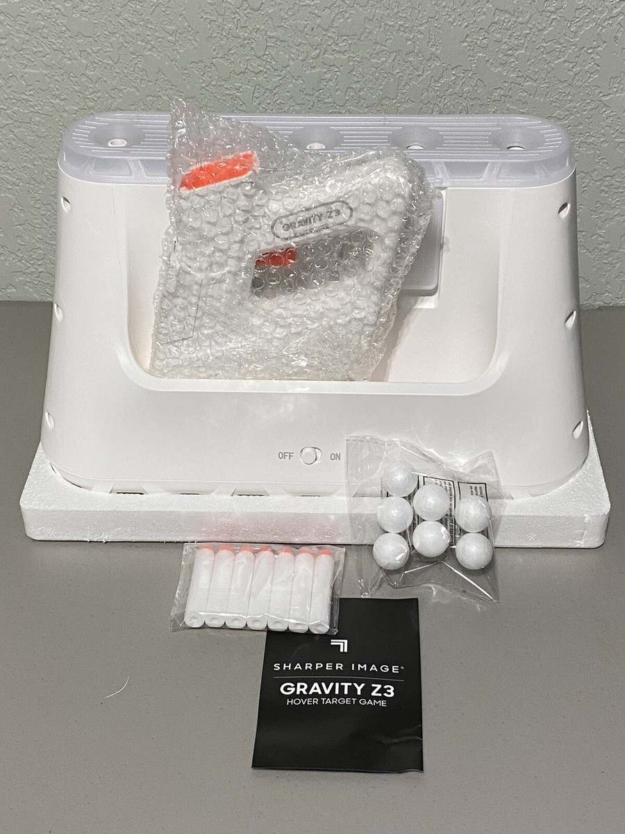 Sharper Image Gravity Z3 Hover Target Game With Blaster Gun