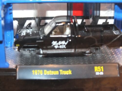 M2 MACHINES MODEL-KITS LIMITED EDITION 9,750 BLACK 1976 DATSUN TRUCK NEW - Picture 3 of 3