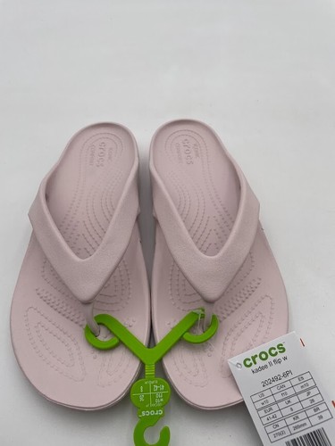 CROCS Kadee II Flip US W10 UK 8 EUR 41-42 Pink Flip Flop Sandal - Picture 2 of 6