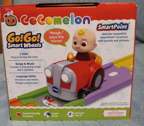 NUEVO COCOMELON VTECH GO! GO! ¡TRACTOR Y PIEZA DE PISTA SMART WHEELS JJ! Difícil de encontrar! - Imagen 7 de 7