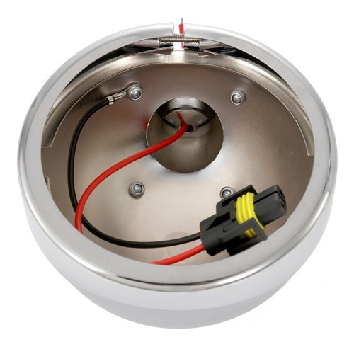 Soporte de carcasa de luces antiniebla cromadas de 4,5" para Yamaha V star 1100 650 Classic - Imagen 10 de 12