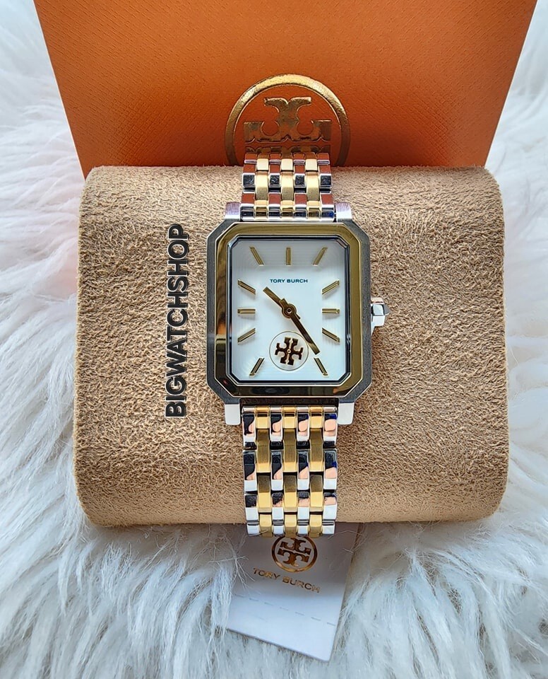 トリーバーチ  時計　TBW 1501 Tory Burch Robinson 29mm Two-Tone Gold/Stainless Steel Case