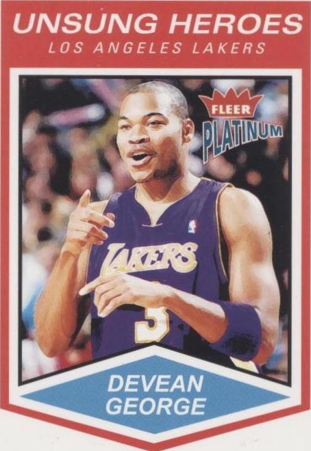 2003-04 Fleer Platinum - Devean George #153 - 1 of 2