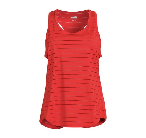 NWT: Avia Women’s Shadow Stripe Lifestyle Active Tank Top, Red, Size XL - Picture 4 of 10