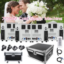700W Cold Spark Machine Firework Stage Effect Wedding DJ Event Party DMX Case US