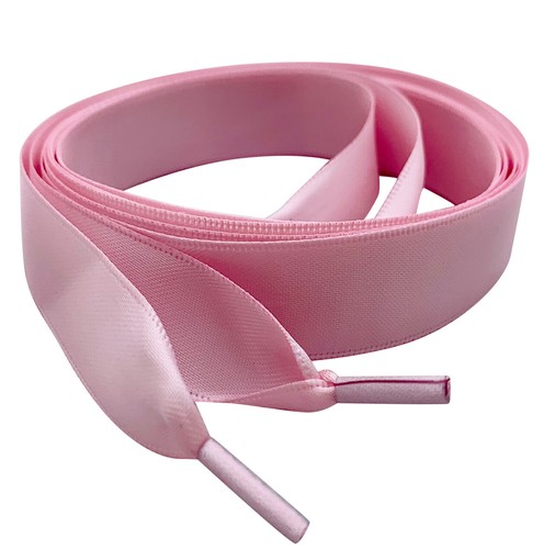 Color Rosa Redondo Plano Rizado Elástico Sin Corbata Cordones Entrenador Bota Cordones - Imagen 84 de 109