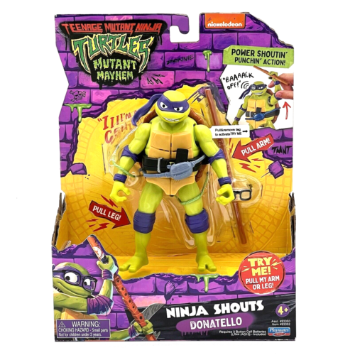 TMNT Playmates Mutant Mayhem "Ninja Shouts" sprechende Actionfiguren - Sie wählen! - Bild 5 von 13