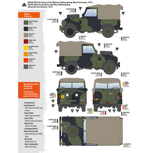 AK Interactive LAND ROVER 88 SERIES IIA ROVER 8 AK35012 1/35 - Imagen 18 de 20