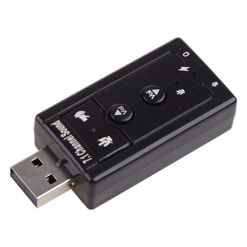External Sound Card USB 2 Virtual 7.1 Surround Sound Adapter for Windows - Picture 7 of 8