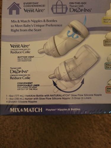 Playtex SureFeed Discovery Mix & Match Nipples & Bottles Gift Set New - Picture 4 of 4