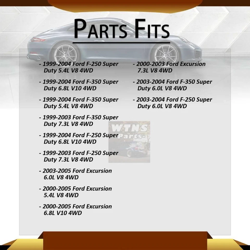 Conjunto de cojinete y buje de rueda delantera para Ford Excursion Timken 2000 2001 2002 Foto 2 de 4