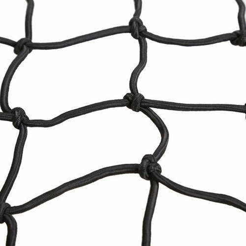 Cargo Net Motorcycle Helmet Mesh Luggage Tie Down Adjustable Black Bungee Cord - Picture 4 of 7