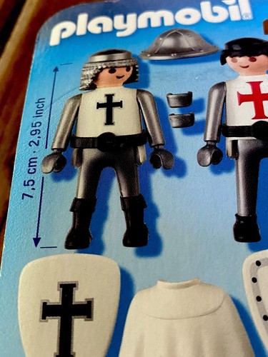Playmobil Knight Crusaders - 2 Figure Pack With Accessories - #5825 - NEW~Mint - Picture 5 of 5
