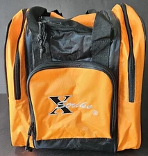 NWOT Xstrike 1 Ball Black & Neon Orange Bowling Bag +  Zippered Storage Areas ++