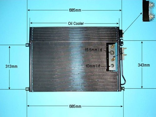 AutoAir Aircon Condenser 16-1353 For Jeep Commander 2006-2010 Lifetime Warranty