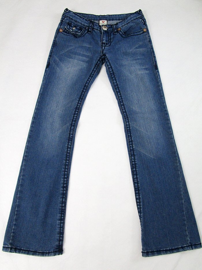 パンツ true religion JOEY SUPER T 32 True Religion Jeans Women's Joey Super T DUSTY SKIES dark