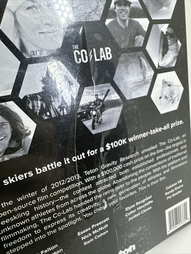 The Co Lab Ski (DVD Blu-Ray 2 Disc Set) TETON Winter Sports Extreme Brand New - Picture 3 of 3