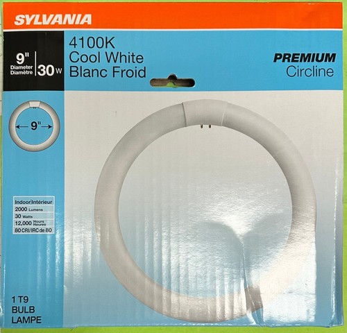 SYLVANIA FC9T9DCWRSRP FC9T9/4100K 30W Fluorescent CIRCLINE Light Bulb 4100K - Picture 1 of 5