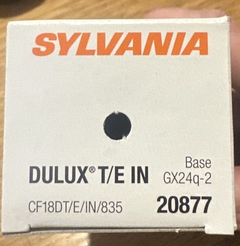 (10) Sylvania 20877 Dulux T/E IN CF18DT/E/IN/835 18w Amalgam Fluorescent Bulb - Picture 2 of 3