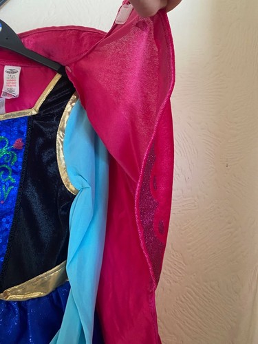 Frozen Anna Hooped Costume with Cape Age 7-8 - Picture 7 of 10