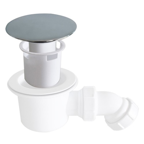 Replacement Chrome Cap/Cover For, 90mm High Flow, Shower Tray Waste, Drain - Picture 17 of 19