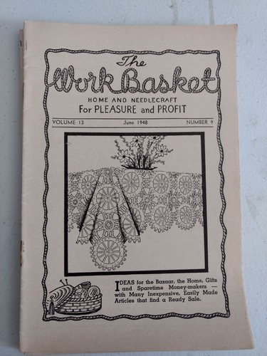 1948 Volume 13-14 (11 total) The Workbasket Home & Needlecraft Booklets - Picture 9 of 14