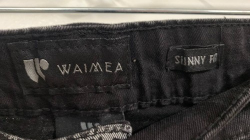 WAIMEA Mens Skinny Fit Black Jeans Size 42x32 There are Some Spots See Pics - Bild 4 von 14