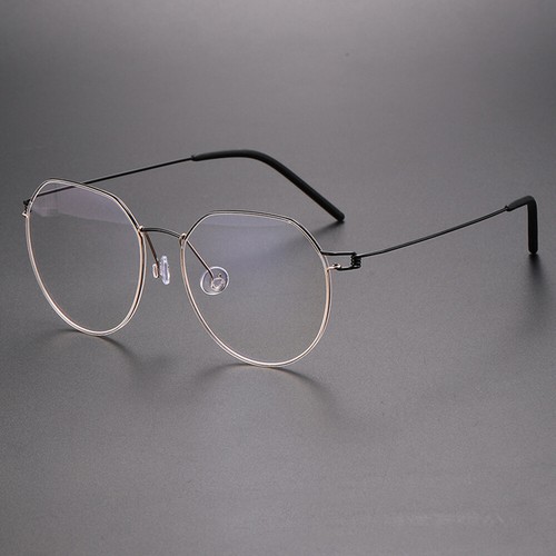 Semi-circular Spectacles MetalEyeglass FrameS Unique Ultra Light Eyewear - Picture 24 of 38